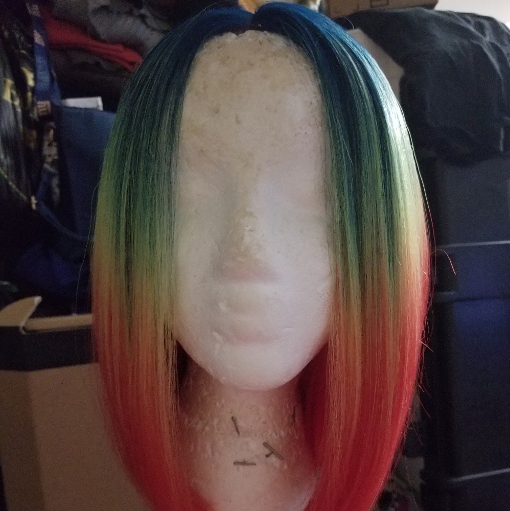 Lace front wig